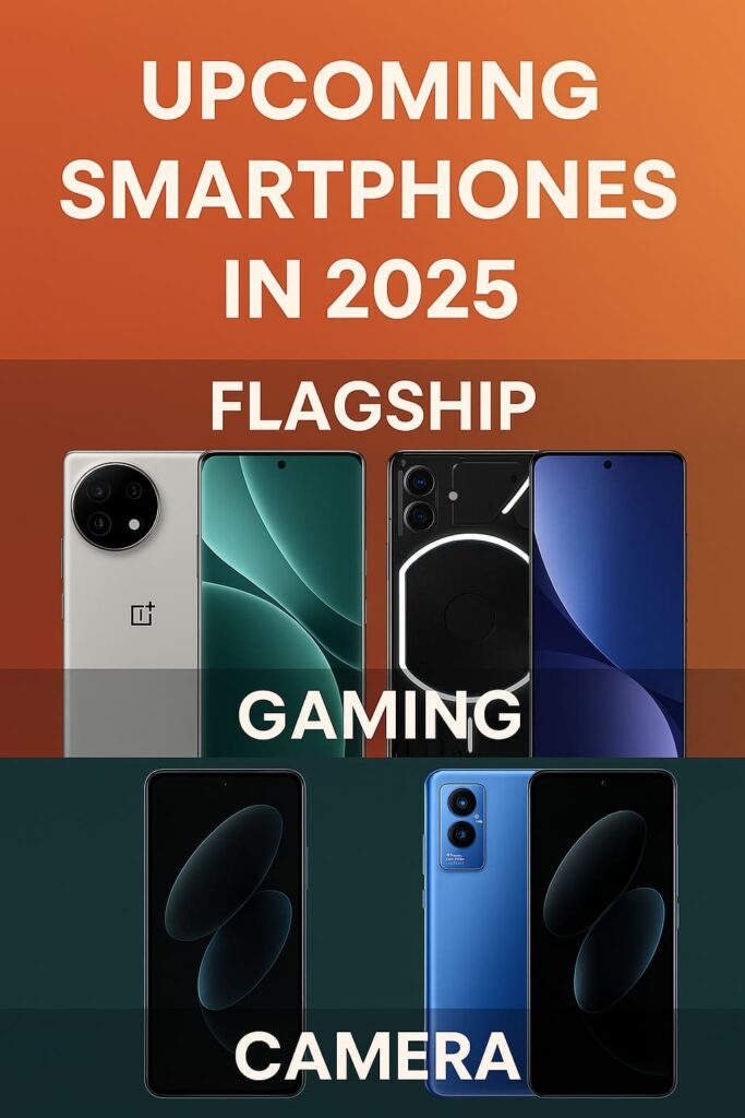 Top Upcoming Smartphones in India 2025 with Launch Dates & Specs